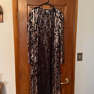 VENUS Black Sequin Duster